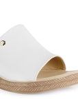 Plataforma Blanco Alta Casual Mujer Comoda Playa Elegante Dama 4910032