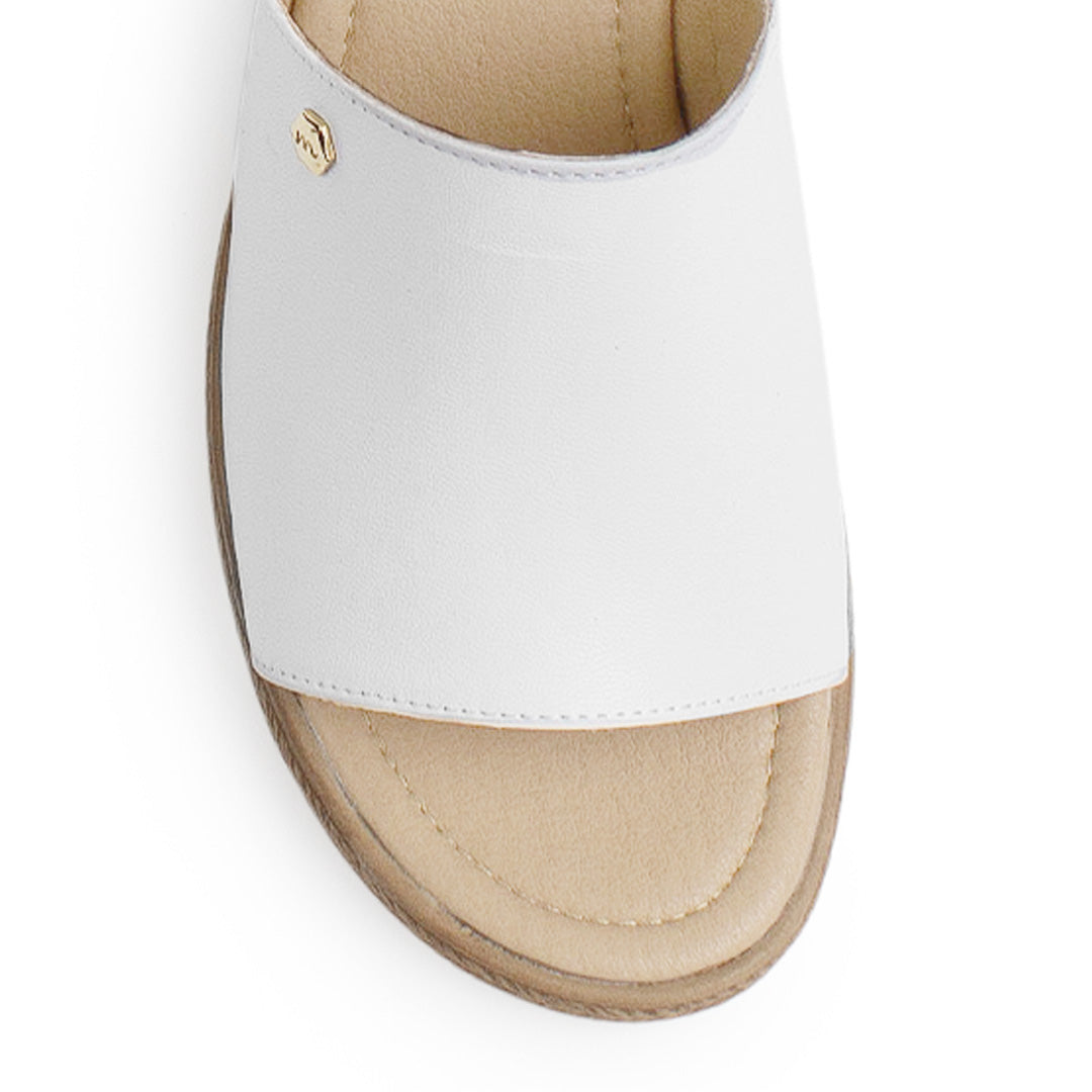 Plataforma Blanco Alta Casual Mujer Comoda Playa Elegante Dama 4910032
