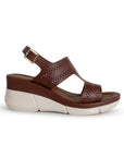 Sandalia Cafe Plataforma Dama Casual Perforado Moderno 4910040