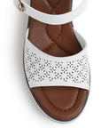 Plataforma Blanco Casual Mujer Con Pulsera Hebilla Redonda Moda 4910045