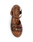Plataforma Café Dama Sandalia Hebillas Pulsera Comoda Casual 4910048