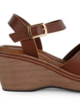 Plataforma Café Dama Sandalia Hebillas Pulsera Comoda Casual 4910048