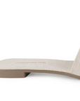 Sandalia Beige Piso Cadena Moda Casual Punta Cuadrada 530611