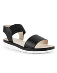 Sandalia Negro Mujer Moda Resorte Flexible Casual 4810032