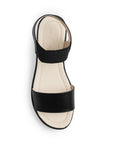 Sandalia Negro Mujer Moda Resorte Flexible Casual 4810032
