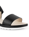 Sandalia Negro Mujer Moda Resorte Flexible Casual 4810032