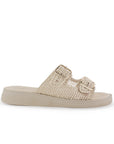 Sandalias Beige Mujer Diseño Perforado Casual Plataforma Baja Moda 3402934