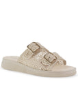 Sandalias Beige Mujer Diseño Perforado Casual Plataforma Baja Moda 3402934