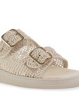 Sandalias Beige Mujer Diseño Perforado Casual Plataforma Baja Moda 3402934
