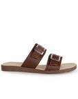 Sandalia Cafe Piso Doble Hebilla Casual Mujer Moda 4910035