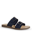 Sandalia Marino Piso Doble Hebilla Casual Mujer Moda 4910036