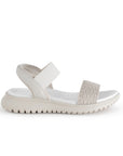 Sandalias Beige Mujer Confort Pulsera Elástica Casual Moda 4870016