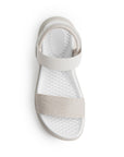 Sandalias Beige Mujer Confort Pulsera Elástica Casual Moda 4870016