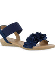 Sandalia Marino Mujer Piso Pulsera Resorte Moda Flores Casual 3620382
