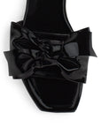 Sandalia Negro Nudo Tira Ancha Moda Mujer Casual Verano Elegante 1220359