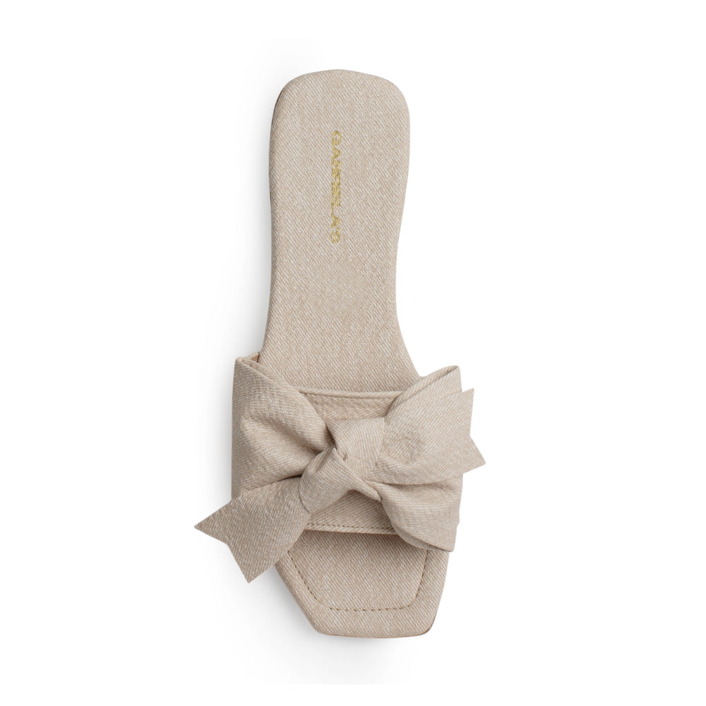 Sandalia Beige Nudo Tira Ancha Moda Mujer Casual Verano Elegante 1220361