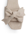 Sandalia Beige Nudo Tira Ancha Moda Mujer Casual Verano Elegante 1220361