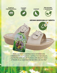 Sandalias con aroma para mujer