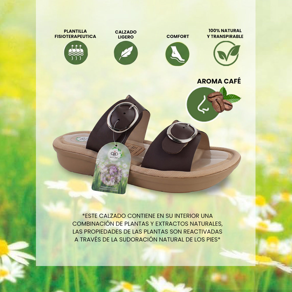 sandalias con aroma para mujer