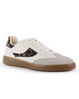 Tenis Beige Cafe Negro Casual Moderno Mujer Suela Comoda Agujetas 4490101