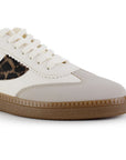 Tenis Beige Cafe Negro Casual Moderno Mujer Suela Comoda Agujetas 4490101