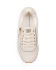 Tenis Beige Mujer Urbano Casual Cierre Moderno Plataforma Confortable 3402807