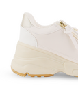 Tenis Beige Mujer Urbano Casual Cierre Moderno Plataforma Confortable 3402807