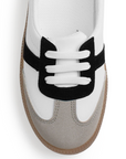 Tenis Blanco Negro Gris Dama Casual Moda Con Diseño Ligero Comodo Mujer Piso 3402959