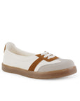 Tenis Beige Cafe Dama Casual Moda Con Diseño Ligero Comodo Mujer Piso 3402960