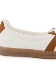 Tenis Beige Cafe Dama Casual Moda Con Diseño Ligero Comodo Mujer Piso 3402960