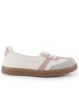 Tenis Beige Rosa Dama Casual Moda Con Diseño Ligero Comodo Mujer Piso 3402961