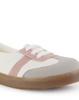 Tenis Beige Rosa Dama Casual Moda Con Diseño Ligero Comodo Mujer Piso 3402961