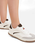 Tenis Beige Cafe Mujer Casual Comodo Urbano Moda Basico Dama 3402962