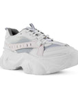 Tenis Blanco Dama Moda Casual Plataforma Alta Estilo Urbano Confort 3402978