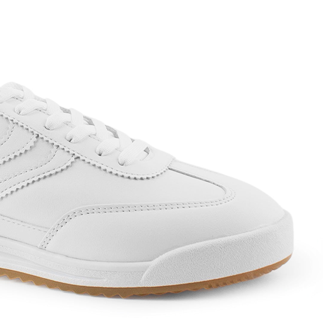Tenis Blanco Casual Confort Moda Urbano Cordones Sneakers 3280216