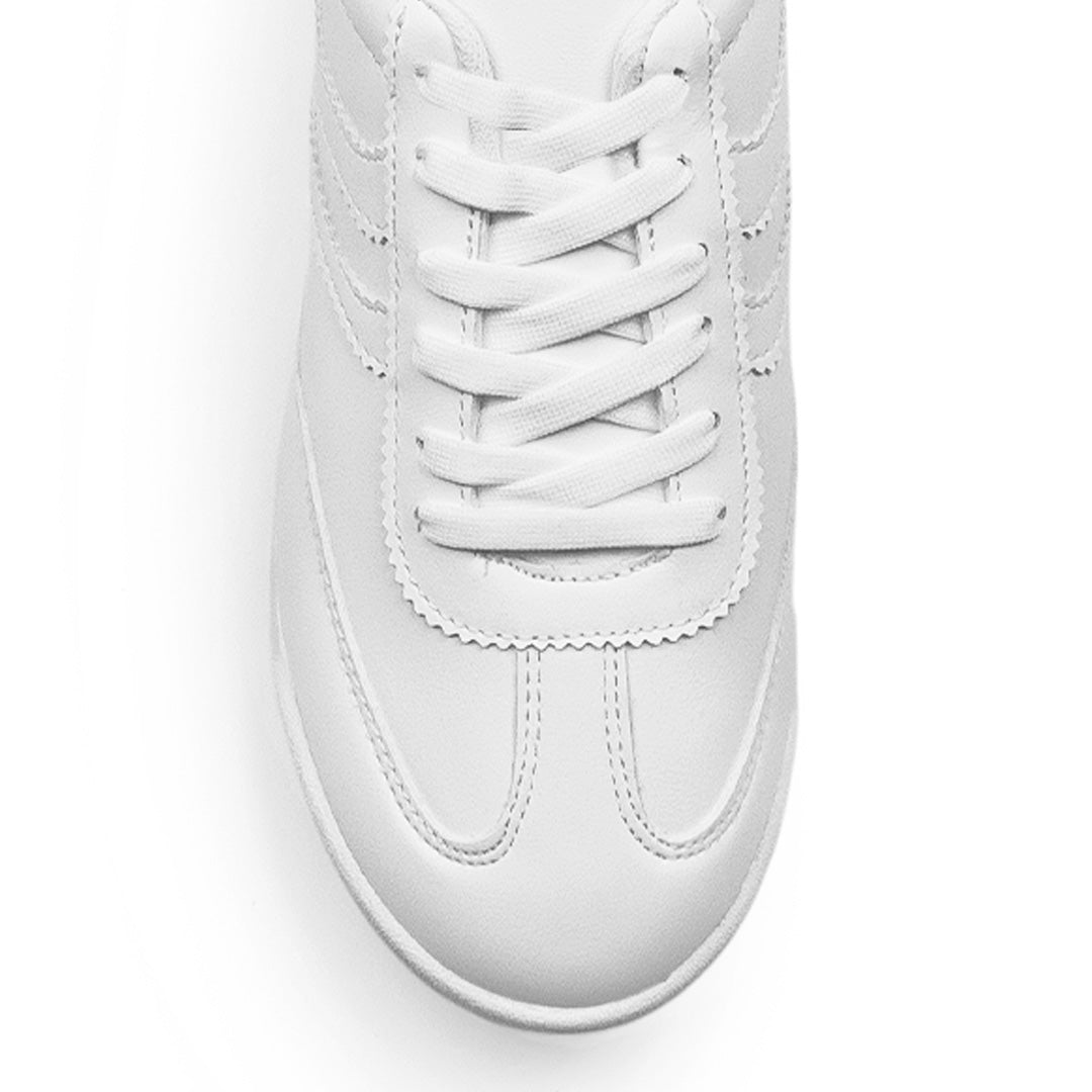 Tenis Blanco Casual Confort Moda Urbano Cordones Sneakers 3280216