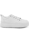 Tenis Blanco Sneaker Mujer Suela Chunky Agujetas Casual 3280218