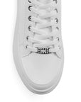 Tenis Blanco Sneaker Mujer Suela Chunky Agujetas Casual 3280218