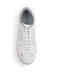 Tenis Blanco Gris Mujer Casual Agujetas Estampado Moda Sneakers  3280220