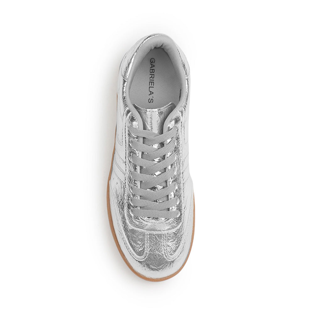 Tenis Plata Dama Casual Urbano Comodo Moda Mujer Agujeta 3280228
