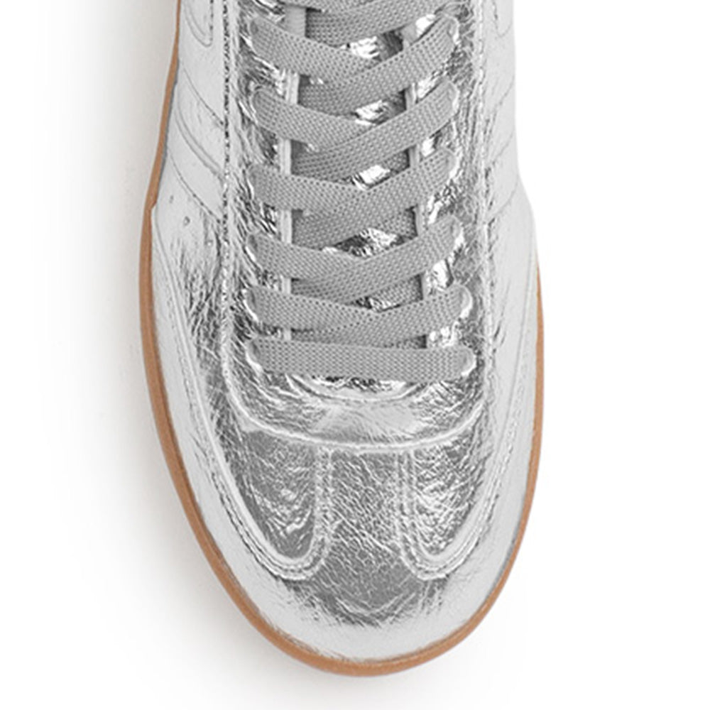 Tenis Plata Dama Casual Urbano Comodo Moda Mujer Agujeta 3280228