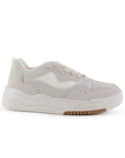 Tenis Beige Dama Casual Urbano Agujeta Ancha Moda Plataforma 3280230