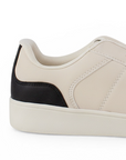 Tenis Beige Negro Gris Dama Agujeta Suela Baja Urbano Casual Moda Basico 3280232
