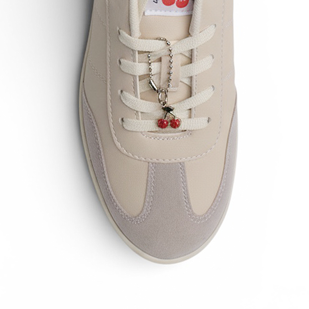 Tenis Beige Negro Gris Dama Agujeta Suela Baja Urbano Casual Moda Basico 3280232