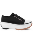 Tenis Negro De Lona Plataforma Chuck Mujer 4530027
