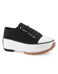 Tenis Negro De Lona Plataforma Chuck Mujer 4530027