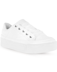 Tenis Blanco Piso Mujer Casual Moda Dama Comodos Básico Urbano 4272751