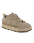 Tenis Cafe Mujer Casual Brillos Moda Comodo Agujeta Sneakers 4273092