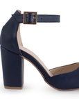 Zapatilla Marino Puntal Tacon Dama Pulsera Mujer Casual 4950002