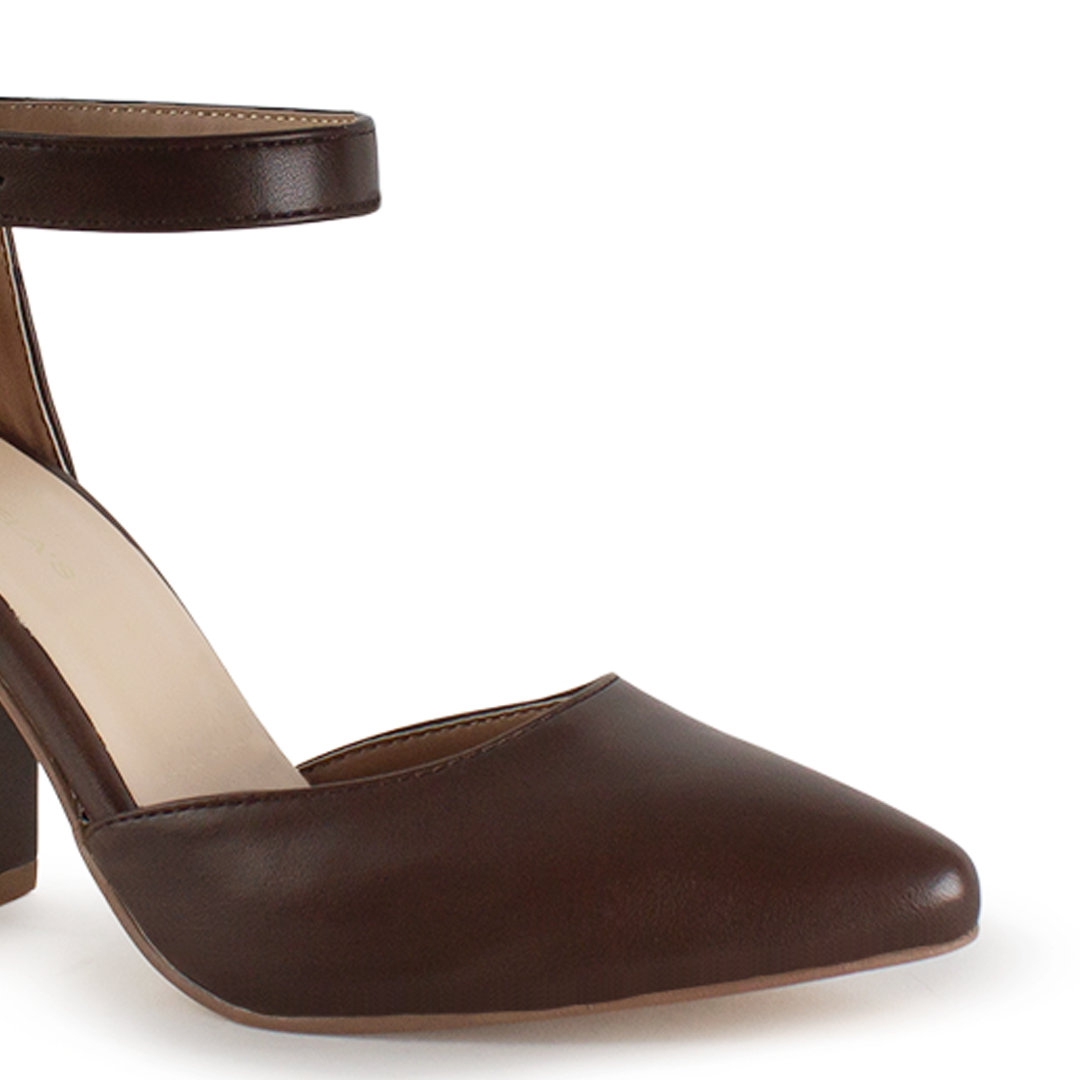 Zapatilla Cafe Puntal Tacon Dama Pulsera Mujer Casual 4950003
